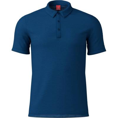 Löffler Мъжка поло тениска Löffler Poloshirt Merino-Tencel Polo shirt - Navy - размер 48 (EU) (216-2991-0912)