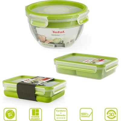 Tefal Master Seal to go Akční set dóz K3100112 a K3100412 a K3100212