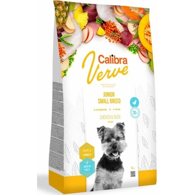 Calibra Dog Verve GF Junior Small Chicken & Duck 6 kg