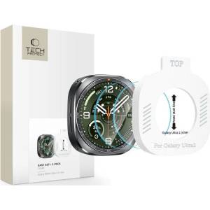 Tech-Protect Стъклен Протектор за Samsung Watch Ultra 2 47mm, Tech-Protect Easy Set+ Glass 2бр. , Прозрачен (5906302324729)