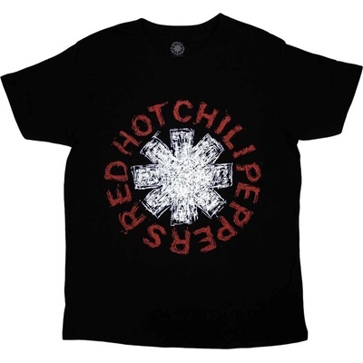 Red Hot Chili Peppers Scribble Asterisk Black S Риза (RHCPTS21MB01)