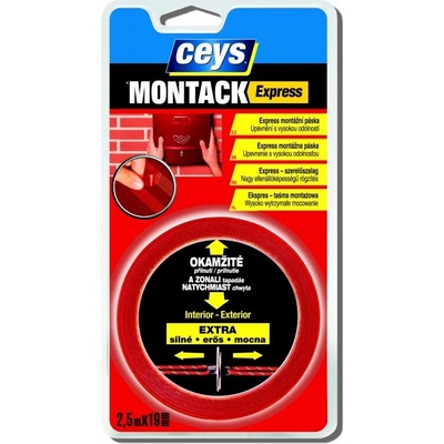 Ceys Montack Express Tape 2,5 m x 19 mm 48507240