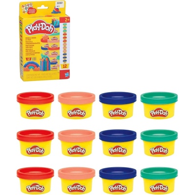PLAY-DOH Hasbro Modelína baby barevná set 12 kelímků 340g