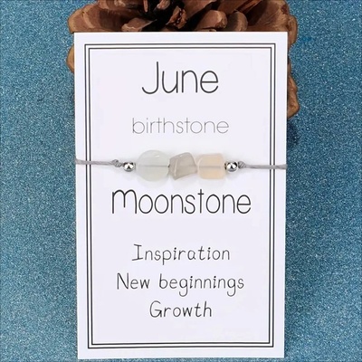 IZMAEL Náramek s měsíčním kamenem Červen/Měsíční kámen KP38765