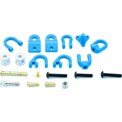 RCprofi Sada vlečných ok a kladek modrá