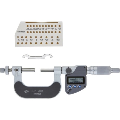 Mitutoyo Mikrometr třmenový digitální inch/metric 0-1´´ na měření ozubení ip65 mitu-324-351-30