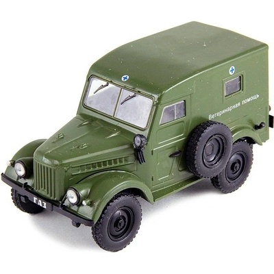 DeAgostini GAZ 69 Veterinární služba Auto ve službě časopis s modelem 36 1:43