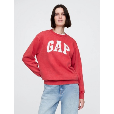 GAP Oversize mikina s logom červená