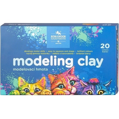 KOH-I-NOOR Set of Modelling Clay Пластилин за деца (01315S2010KS)