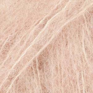 DROPS Design Brushed Alpaca Silk Uni Colour 20 Pink Sand Плетива прежда (109820)