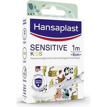 Beiersdorf Hansaplast SENSITIVE KIDS Zvieratká náplasť detská, 1 m x 6 cm, 1 ks