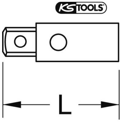KS Tools Plochý klíč s očkem 517.0616