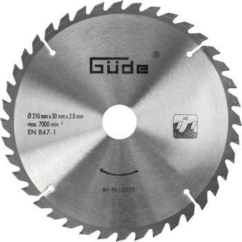 Güde Pilový kotouč SK 210 x 30 mm, 40 z 55075