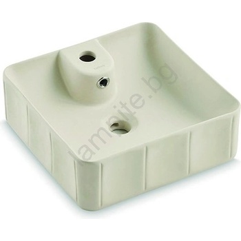 Bathco 4162 - Мивка за плот CIRCUS 40x40 см порцелан/бежова (BO0044)