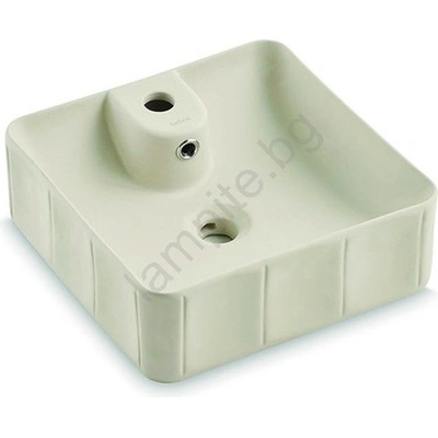 Bathco 4162 - Мивка за плот CIRCUS 40x40 см порцелан/бежова (BO0044)