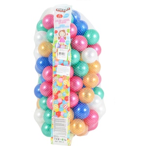 Pilsan Топки за игра Pilsan - Glitter, 7 cm, 100 броя (111226)