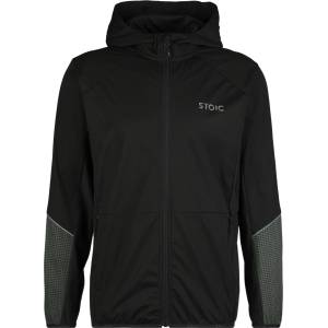 Stoic Мъжко яке за бягане Stoic HelsingborgSt. Performance Hoody Running jacket - Black (028-0469-0112)