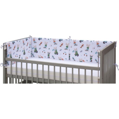 Scarlett Mantinel do postieľky Peko Biela 4-dílný