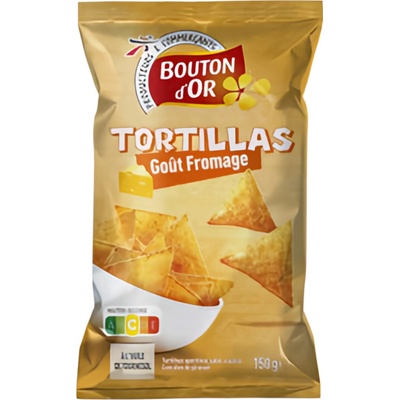 Bouton d´Or Tortilla chipsy se sýrem 150g