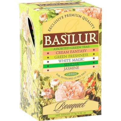 Basilur Assorted Green Bouquet 20 x 1,5 g