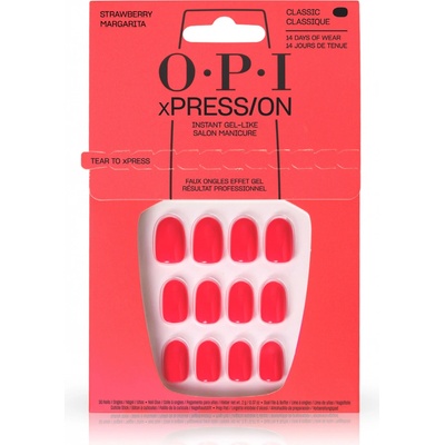 O.P.I. OPI xPRESS/ON Strawberry Margarita 30 ks