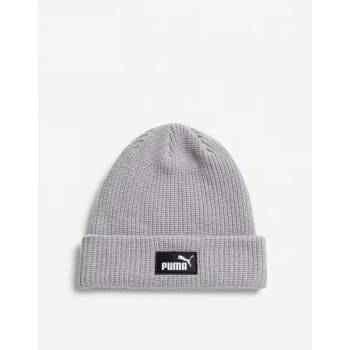PUMA Essentials High Crown Beanie Grey