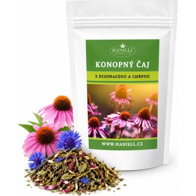 Haniell Čaj Konopný s Echinaceou a Chrpou 500 g