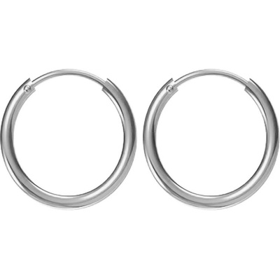 Argento Strieborné náušnice krúžky - 12 mm priemer 67493