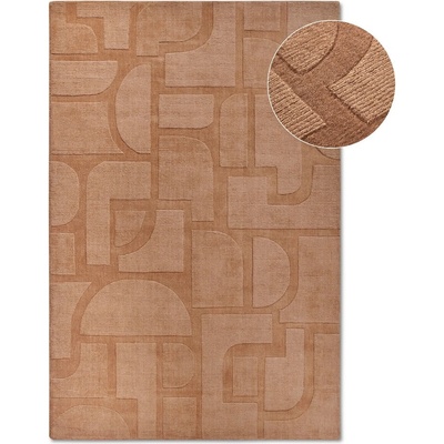 Villeroy & Boch Кафяв ръчно изработен вълнен килим 190x280 cm Alexis - Villeroy&Boch (106176-190x280)