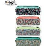 S-Cool Несесер с 1 цип scool flowers, празен