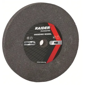 Raider Диск за шмиргел сив Р60 Ø 200х20х16 мм raider