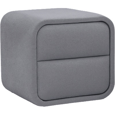 Carmen Нощно шкафче за спалня athena - сив 16