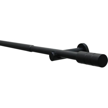 GARDINIA КОРНИЗ РАЗТЕГАЕМ gardinia КРИТ 190-340см ЧЕРЕН МАТ (36155)