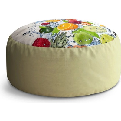 Sablio Taburet Circle Ovoce: 38x48 cm