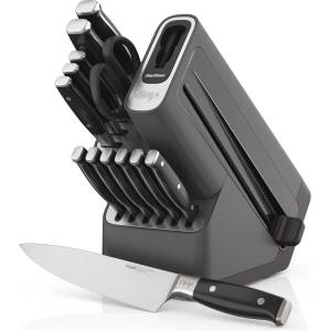 Ninja Foodi StaySharp Knife Block with Integrated Sharpener, K32014EUUK (K32014EUUK)
