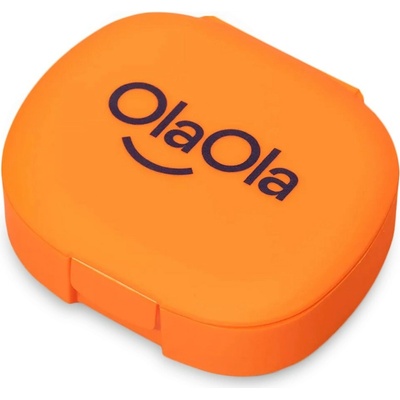 OlaOla Organizér na suplementy týdenní oranžový
