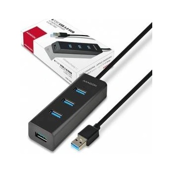AXAGON USB HUB 1x microUSB + 4x USB-A 3.0 (HUE-S2BL)