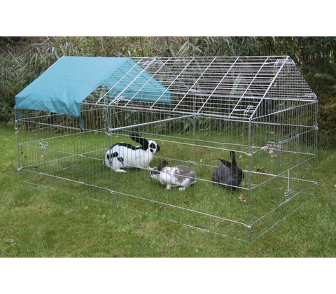 Kerbl Výběh pro králíky hlodavce a drůbež 220 x 103 x 103 cm