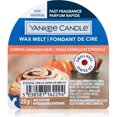 Yankee Candle Pumkin Cinnamon Swirl vonný vosk do aromalampy 22 g