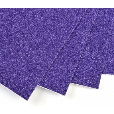 machová guma A4 glitter fialová