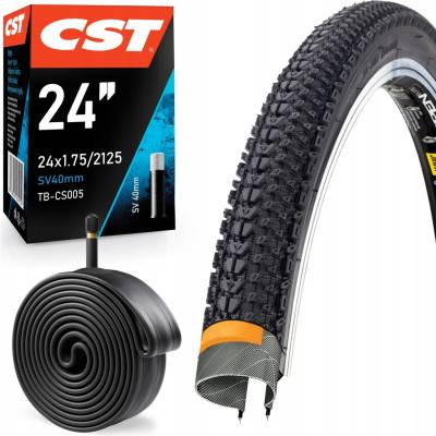 Sada plášťov Zooka 24 palce - 24x1.90 50-507mm + CST ventil AV