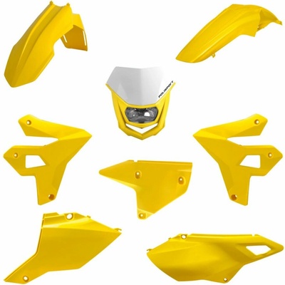 Polisport Sada plastov 91590 restyling ŽLTÁ pre SUZUKI DR-Z 400 2000-2025
