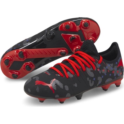 PUMA Юношески футболни бутонки Puma Future 4.1 Junior FG Football Boots - Black/BatmanNJ