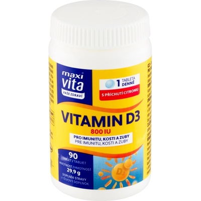 Maxi Vita Vitamín D3 800IU 90 tabliet