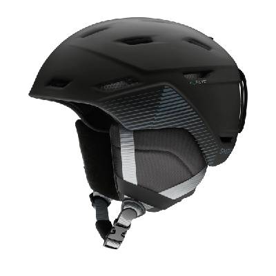 Helma Smith MISSION Matte Black Stripes velikost XL