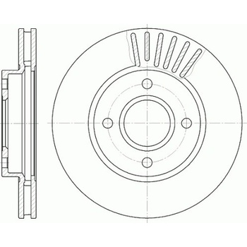 Brzdový kotúč REMSA 6211.10