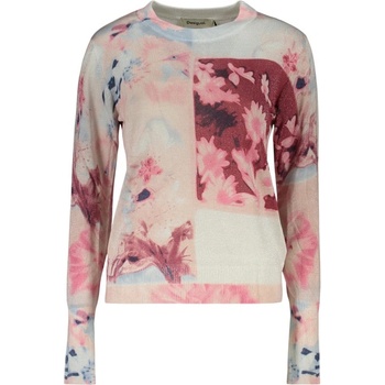 Desigual Дамски пуловер desigual, Размер m, Цвят Роза (26swjf13_rs3021)