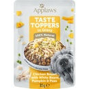 Applaws Taste Toppers in Sauce kuracie, hrášok, tekvica a biela fazuľa 12 x 85 g