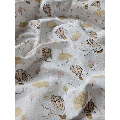 PREM Bavlnená tetra osuška Nebe ružové 90/100 cm