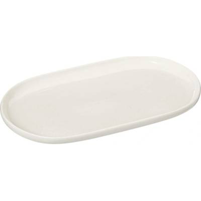 Secret de Gourmet Porcelánový talíř na těsto NORA 30 x 18 cm bílá